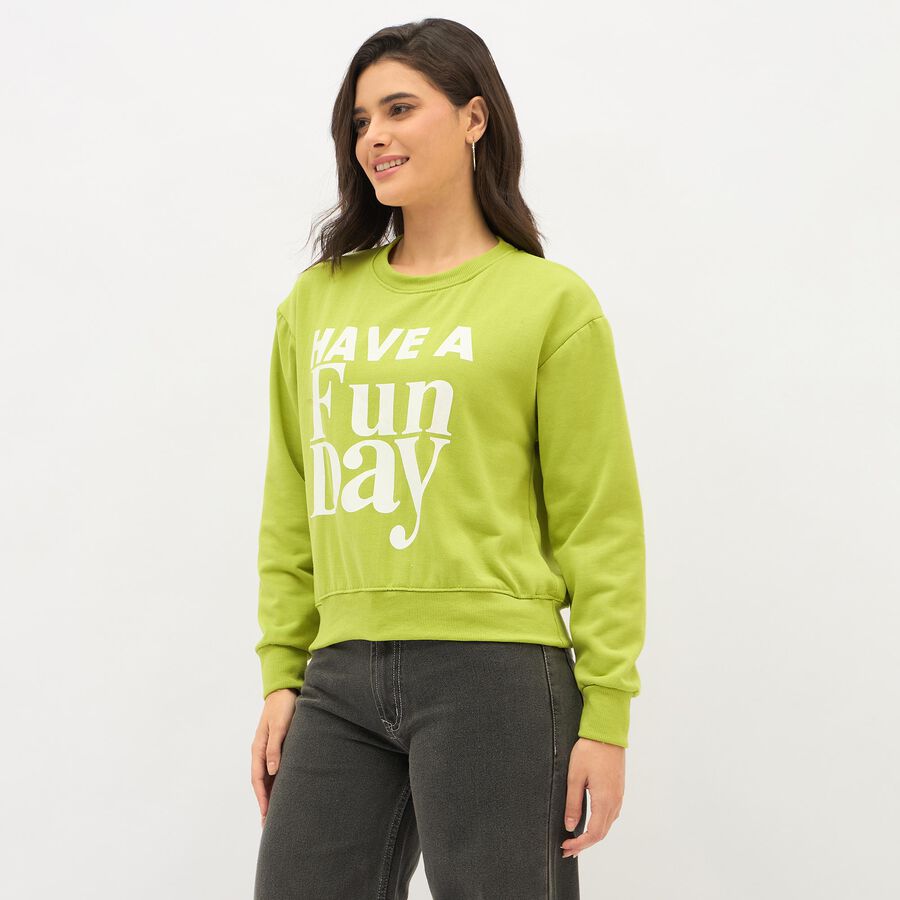 Ladies' Sweatshirt, Light Green, large image number null