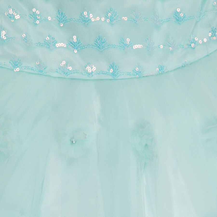 Girls' Frock , Light Green, large image number null