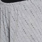 Printed Full Length Pyjama, Light Grey, small image number null