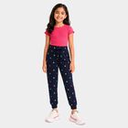 Girls' Pyjama, नेवी ब्लू, small