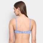 Ladies' 100% Cotton Bra , मध्यम नीला, small image number null