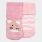 Infants' Socks (Pack of 2), Light Pink, small image number null