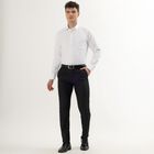 Men's Rich Eggshell White Slim Fit Formal Shirt, White, small image number null