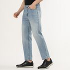 Men's Classic Blue Straight Fit Jeans, Light Blue, small