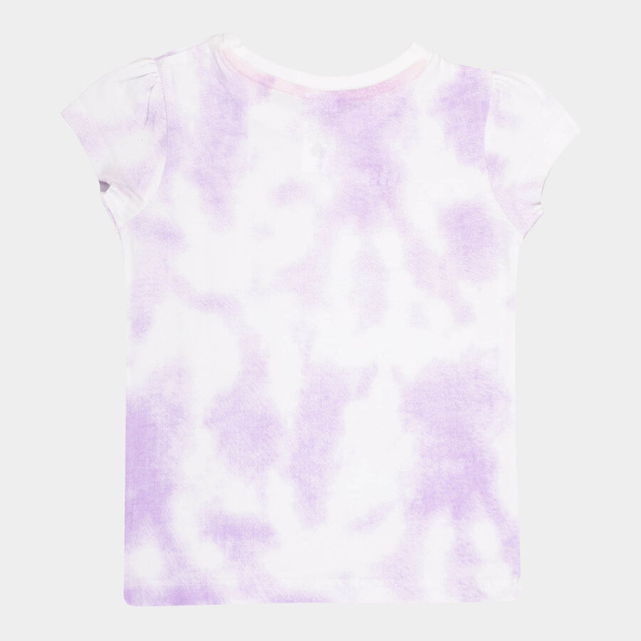 Girls Cotton T-Shirt, Lilac, large image number null
