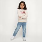 Girls' Sweatshirt, Beige, small image number null