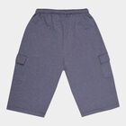 Boys Solid Jamaican, Melange Blue, small image number null