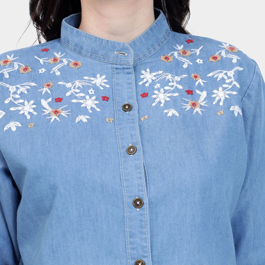 Ladies' Shirt, Light Blue, large image number null