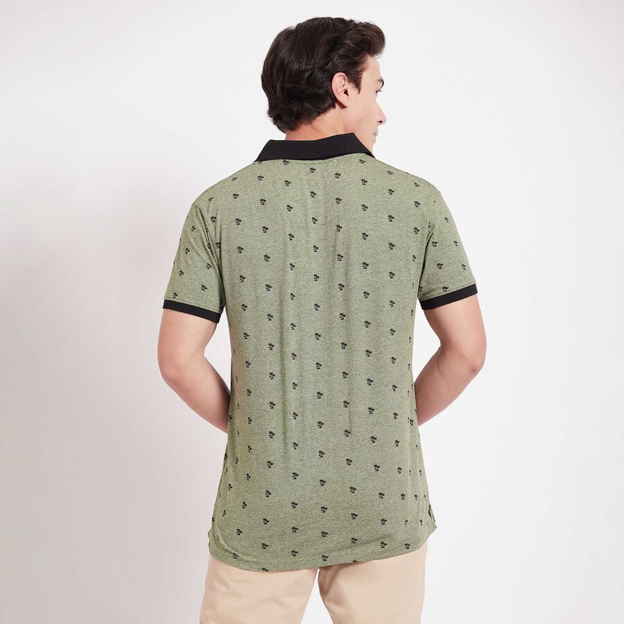 All Over Print Polo Shirt, Olive, large image number null