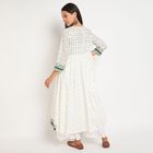 Ladies' 100% Cotton Ethnic Set, Dark Green, small image number null