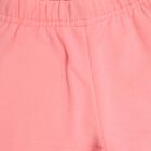 Girls White and Pink Round Neck Casual Hipster Set, सफ़ेद, small image number null