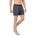 Men's Navy Blue Classic Fit Solid Boxers, Dark Blue, small
