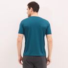 Men's Teal Crew Neck Drifit T-Shirt, टील ब्लू, small image number null