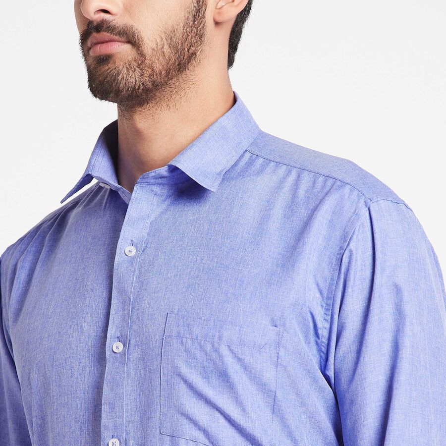 Solid Formal Shirt, Light Blue, large image number null