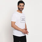 Round Neck T-Shirt, White, small image number null