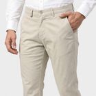 Men's Silver Chino Trousers, सिल्वर, small