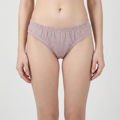 Women's Brown Cotton Panty