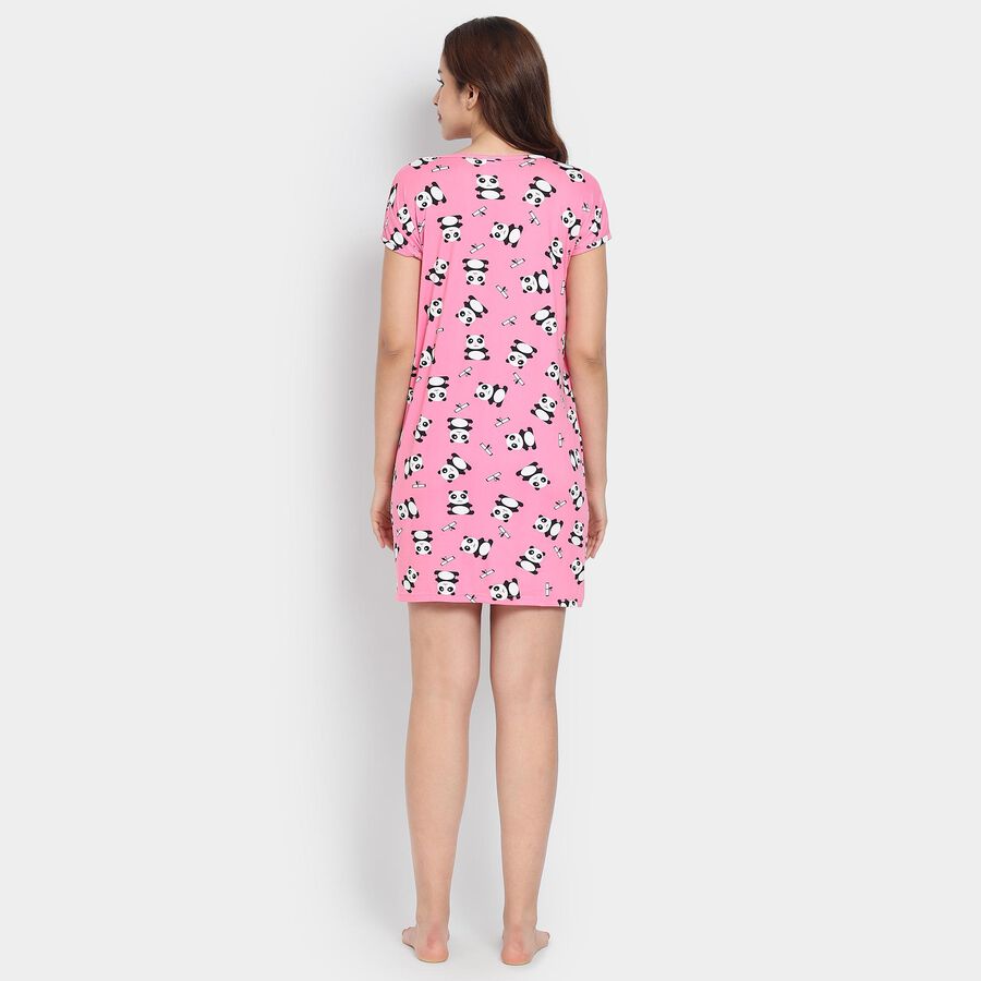 Ladies' Nighty, गुलाबी, large image number null