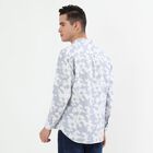 Men's Light Blue Cotton Classic Collar Casual Shirt, Light Blue, small image number null