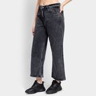 Ladies' 100% Cotton Jeans, Black, small image number null