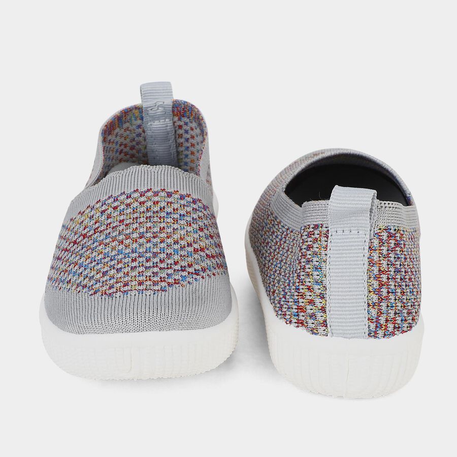 Women's Grey Slip-On Casual Shoes, Grey, large