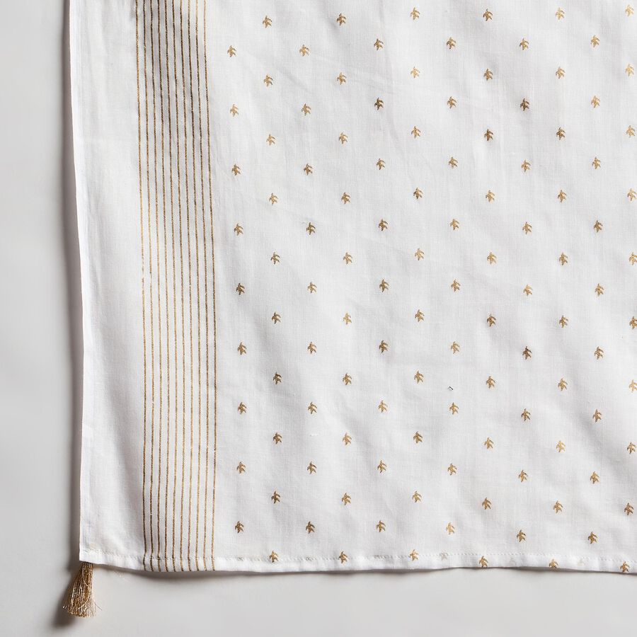 Ladies' Dupatta , सफ़ेद, large image number null