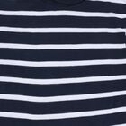 Boys' Deep Midnight Navy Blue Turtleneck Striped Pullover, नेवी ब्लू, small image number null