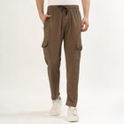 Men's Muted Brown Cargo Jogger, Brown, small