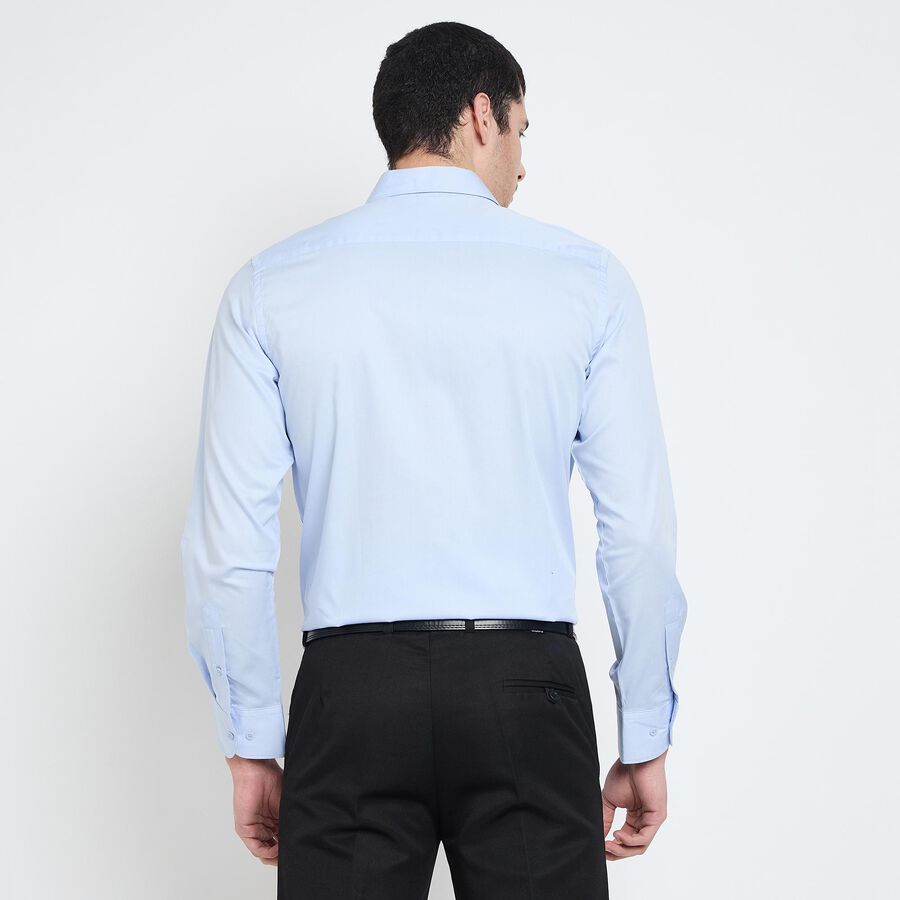 Men's 100% Cotton Formal Shirt , हल्का नीला, large image number null