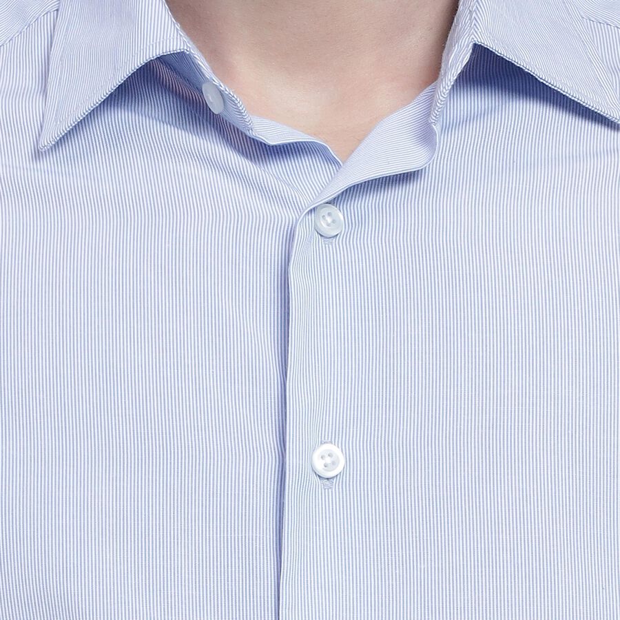Men's 100% Cotton Formal Shirt , हल्का नीला, large image number null