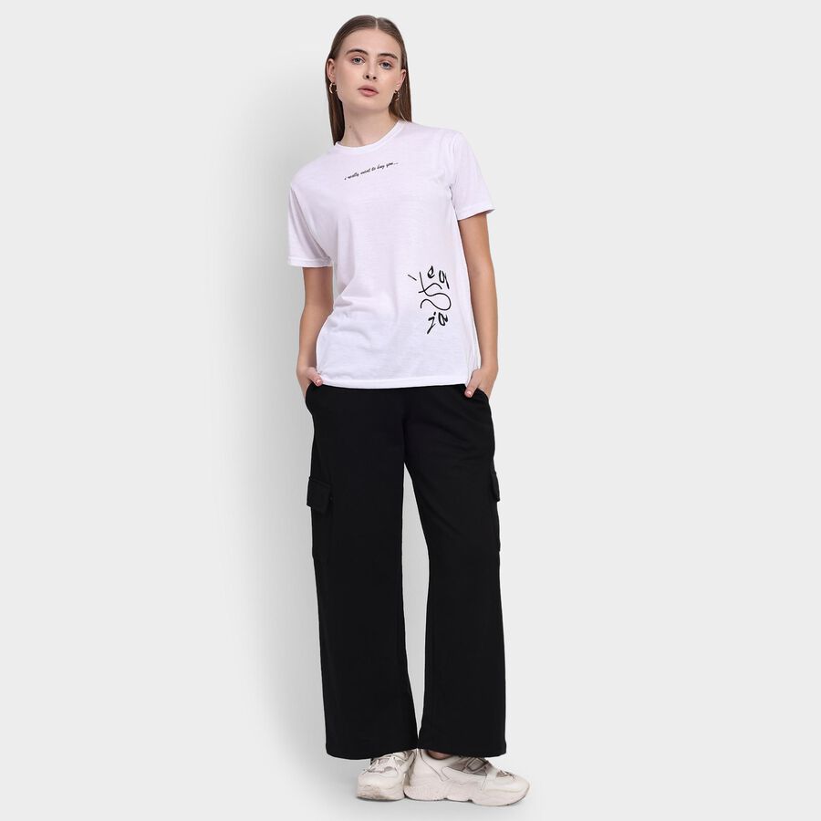 Ladies' Track Pants, Black, large image number null