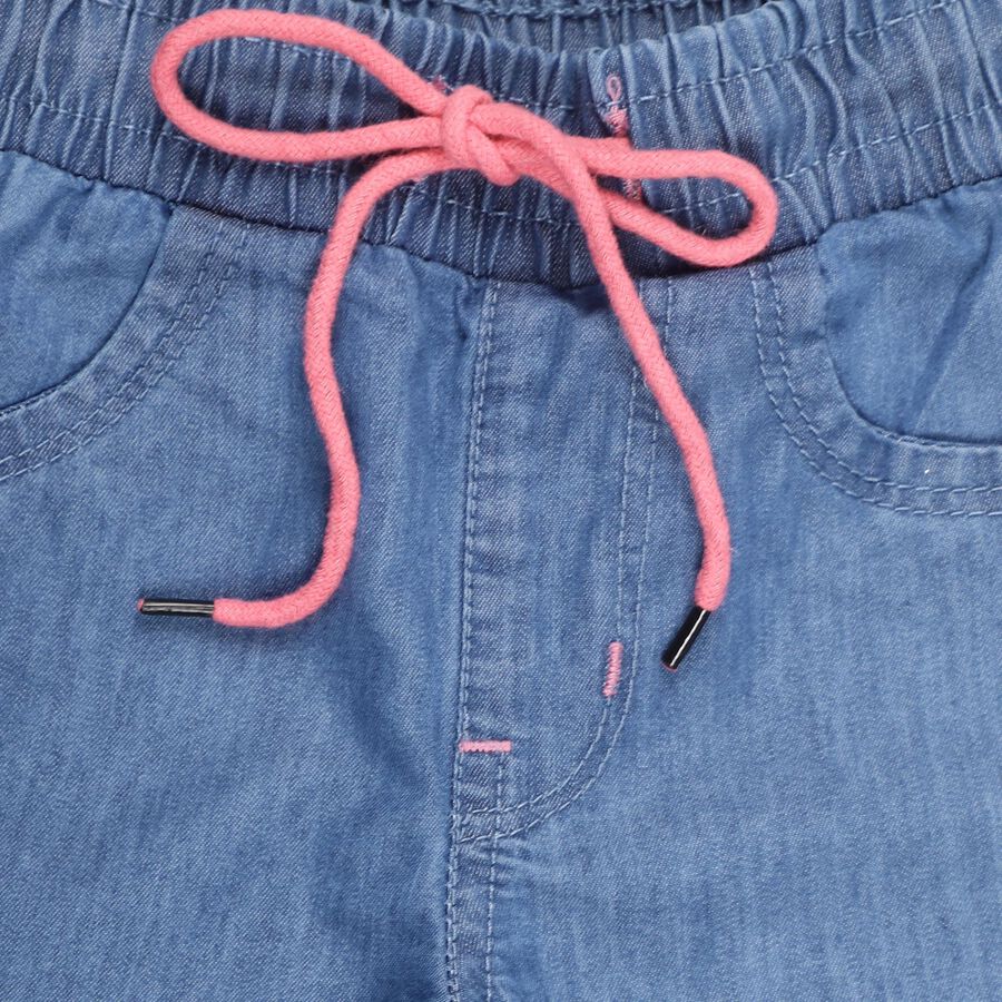 Girls'Jeans, मध्यम नीला, large image number null