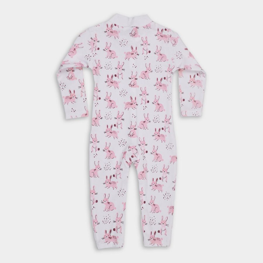 Infants' 100% Cotton Bodysuit, White, large image number null