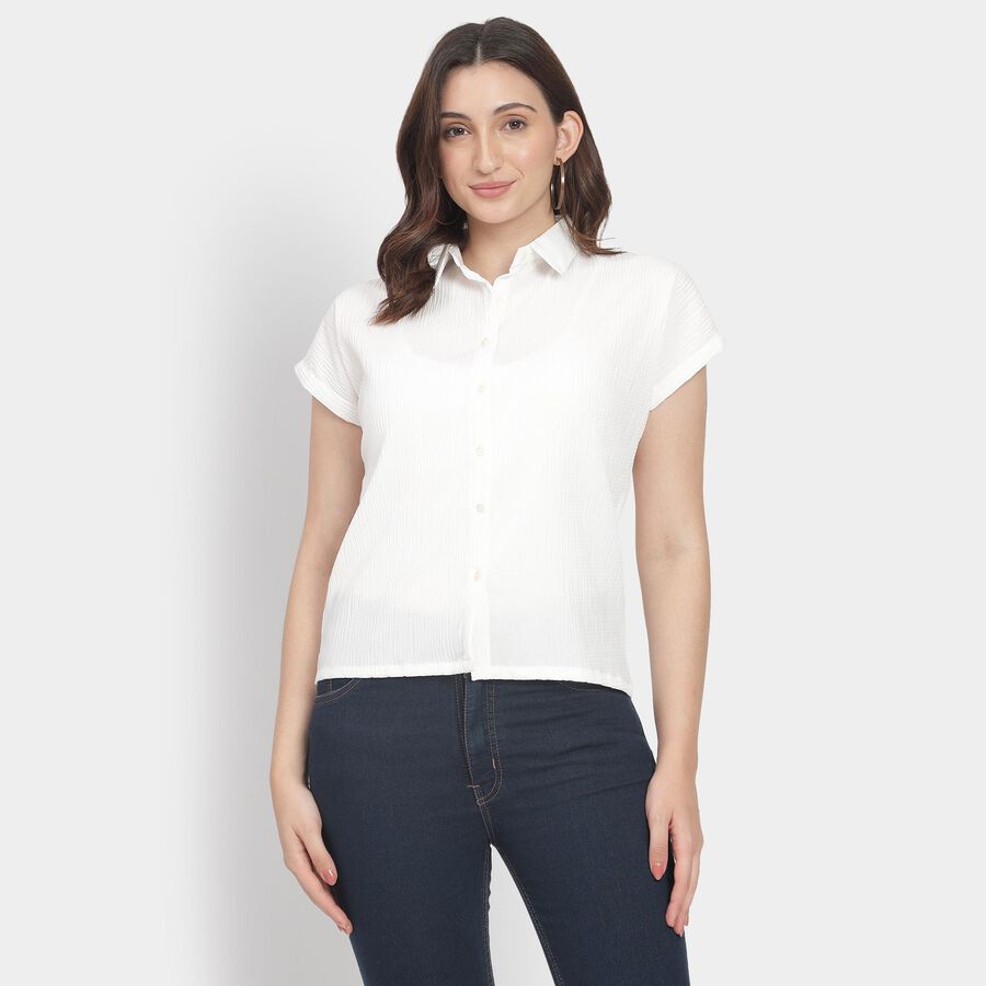 Ladies' Shirt, ऑफ व्हाइट, large image number null