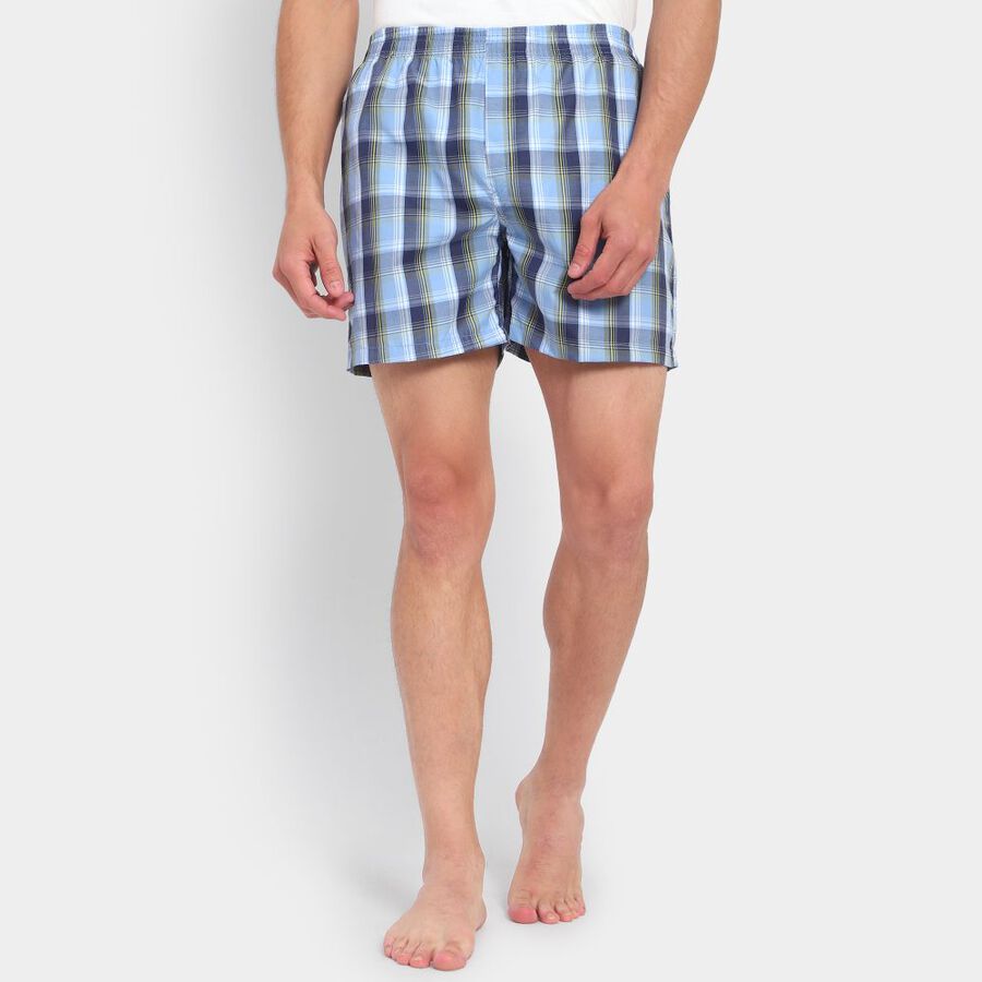 Men's Boxers, Navy Blue, large image number null