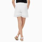 Girls' Shorts, सफ़ेद, small