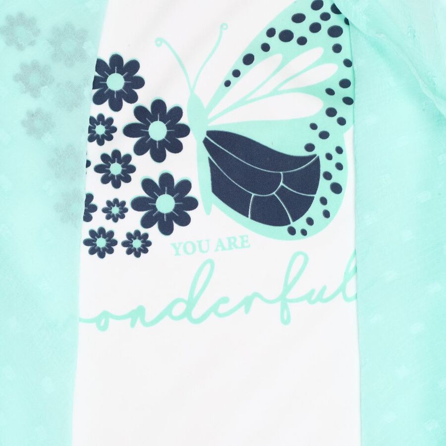 Girls' T-Shirt, हल्का हरा, large image number null