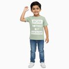 Boys' Half Sleeves T-Shirt, Light Green, small image number null
