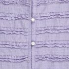 Girls' Soft Lavender Round Neck Casual T-Shirt, लाइलेक, small image number null