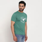 Round Neck T-Shirt, Dark Green, small image number null