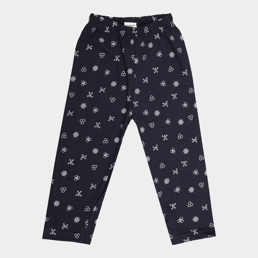 Boys All Over Print Pyjama, Navy Blue, large image number null