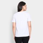 Ladies' Round Neck T-Shirt, एक्रू मिश्रित, small