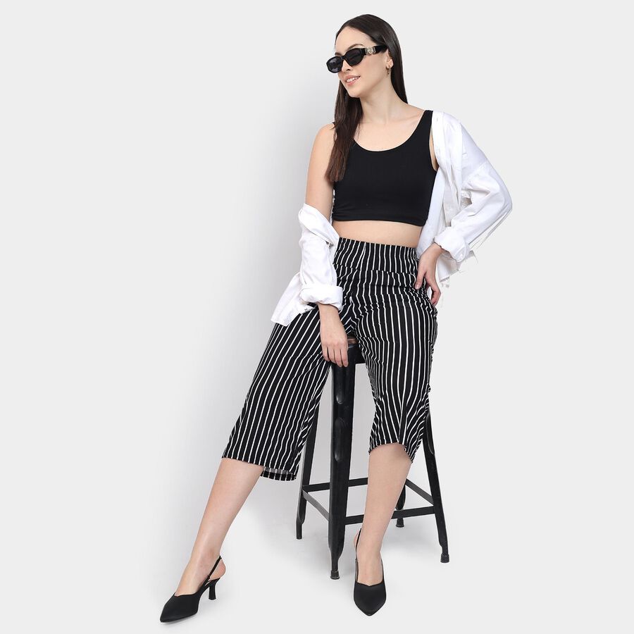 Ladies' Trousers , काला, large