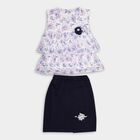Girls' Top Skirt , नेवी ब्लू, small image number null