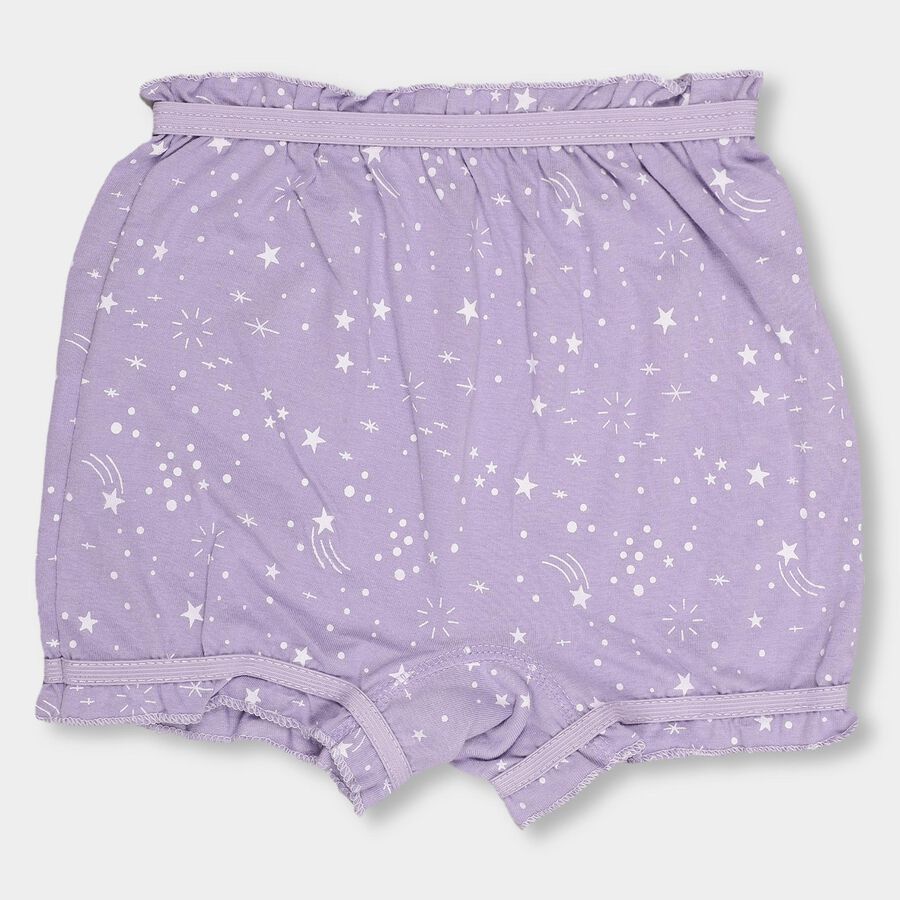 Girls' 100% Cotton Bloomer, Lilac, large image number null