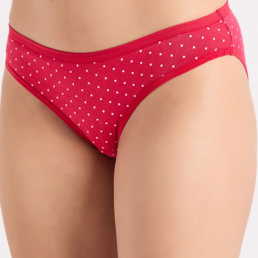 Ladies' Cotton Panty, लाल, large image number null