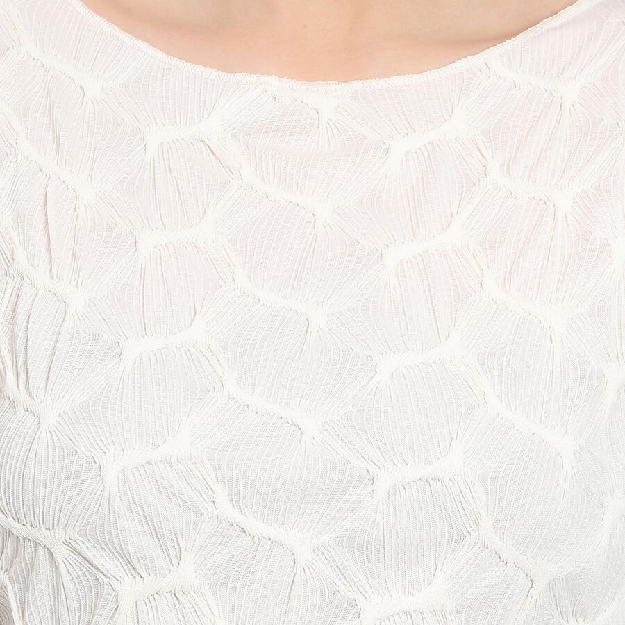 Ladies'  Crop  Top, Off White, large image number null