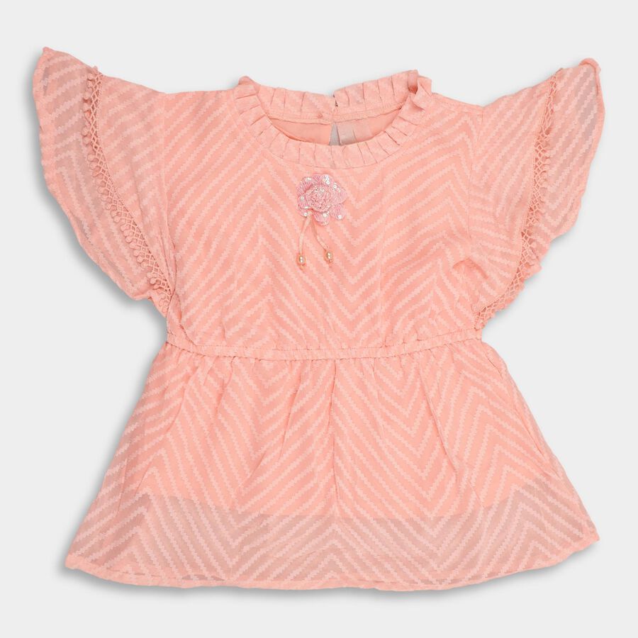 Girls' T-Shirt, मूँगा (कोरल), large image number null