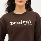 Ladies' Sweatshirt, भूरा, small image number null