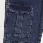 Boys' Dark Indigo Relaxed Fit Cargo Jeans, गहरा नीला, small image number null